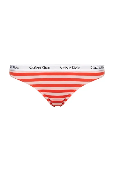 Dámská tanga Calvin Klein Červená/Růžová