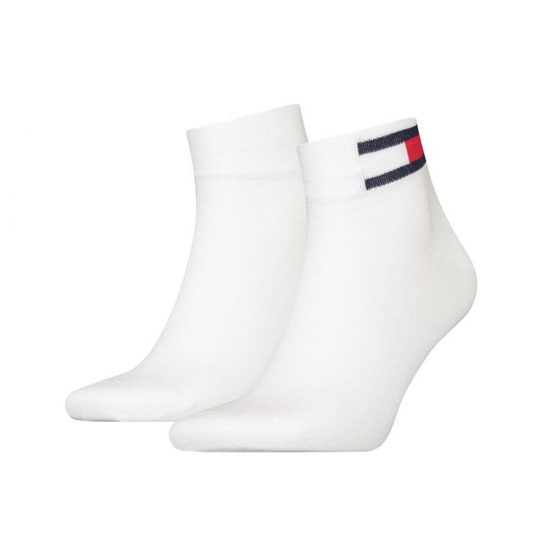 Bílé unisex ponožky s logem Tommy Hilfiger 2 páry, 39-42 i476_17226069