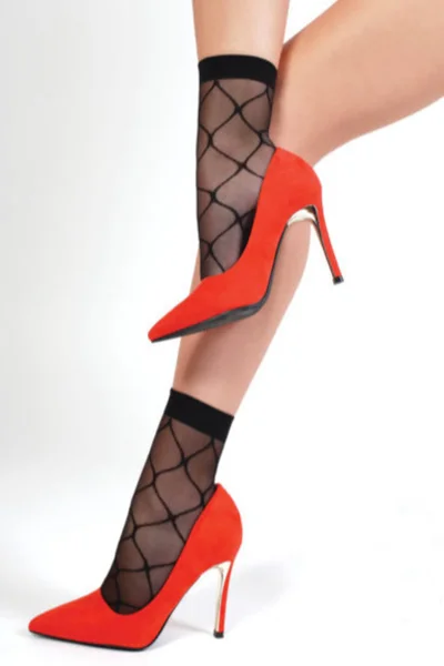 Černé silonkové dámské ponožky Knittex