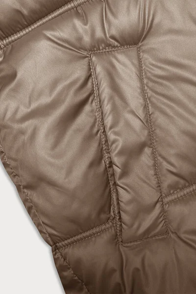 Dámská prošívaná bunda v karamelové barvě S'WEST
