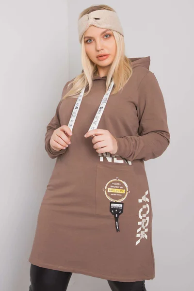 Dámská bavlněná tunika plus size FPrice