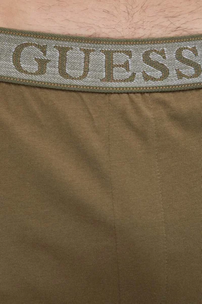 Khaki-černé pánské dlouhé pyžamo Guess