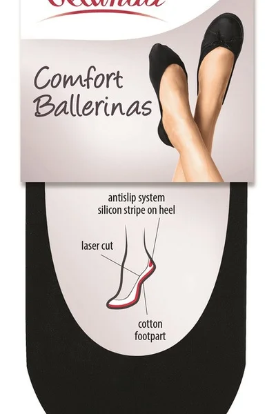 Balerínkové ponožky COMFORT BALLERINAS - BELLINDA - tělová