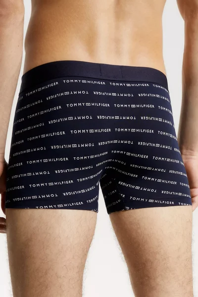 Pánské boxerky z organické bavlny s nápisy Tommy Hilfiger