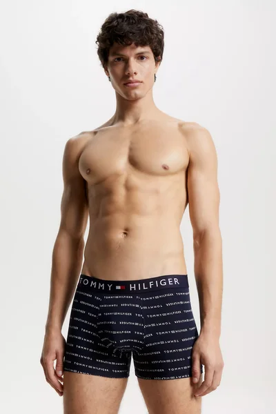 Pánské boxerky z organické bavlny s nápisy Tommy Hilfiger