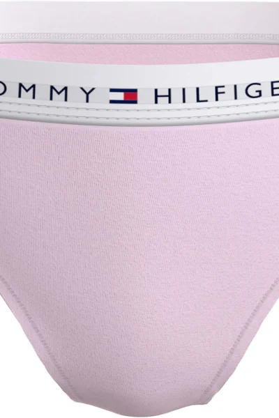 Dámská tanga Tommy Hilfiger světle růžová s logem