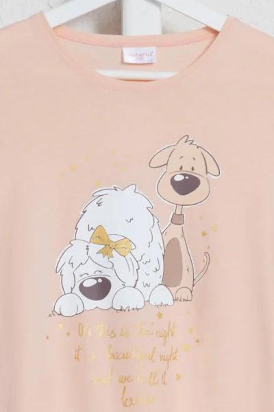 Dětská noční košilka s dlouhým rukávem Little dogs Vienetta Secret