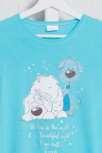 Dětská noční košilka s dlouhým rukávem Little dogs Vienetta Secret