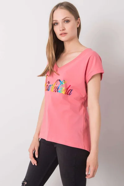 Dámské tričko s barevným potiskem FPrice