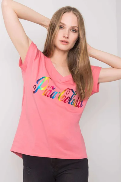 Dámské tričko s barevným potiskem FPrice