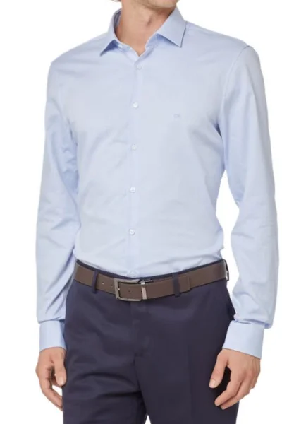Slim fit elegantní pánská košile Calvin Klein světle modrá