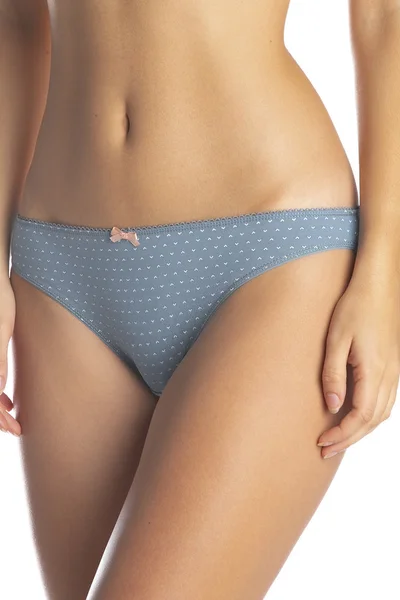 Růžovo-modré spodní kalhotky mini bikiny Lama L-103MB-14 3-pack r