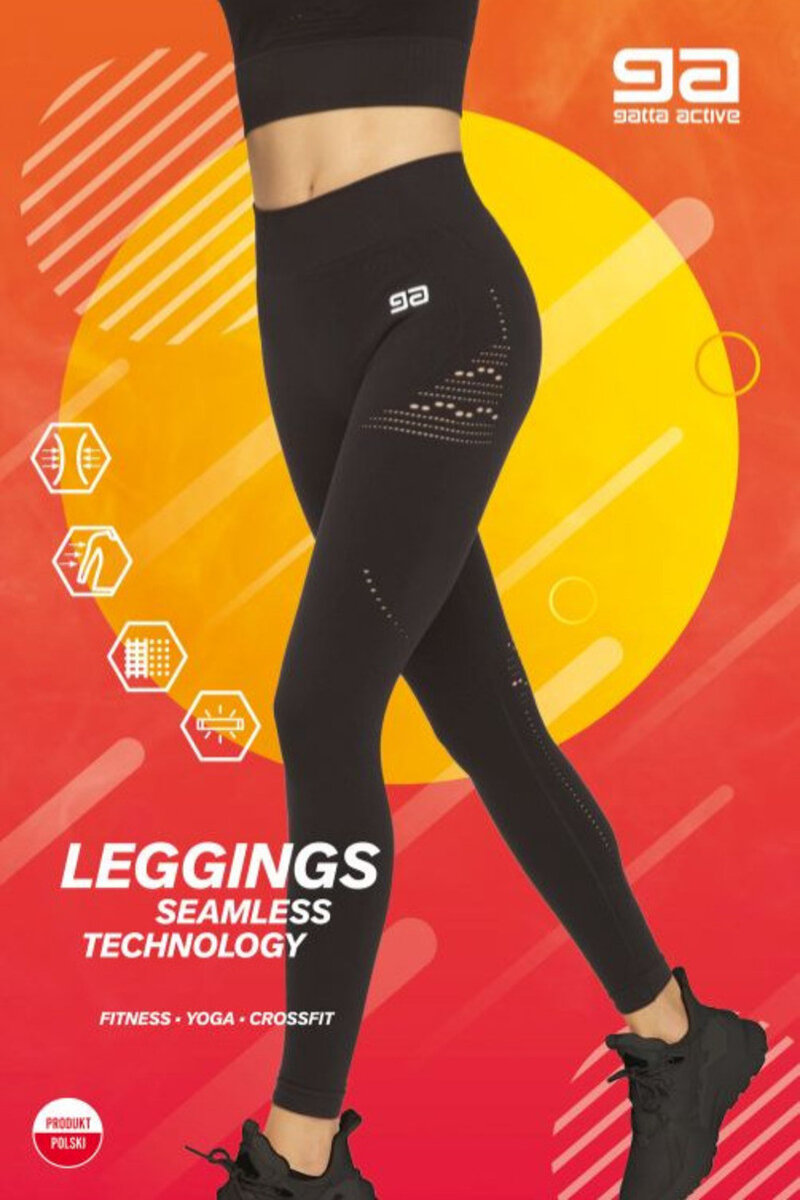 Dámské legíny FITNESS GA GATTA BODYWEAR, želé bobule XL i170_0044743S4617B