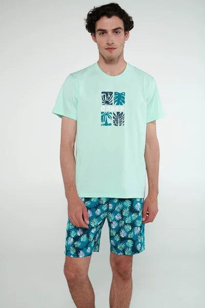 Pohodlné letní pánské pyžamo se šortkami Vamp
