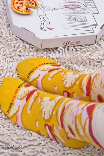 Rainbow Socks Pizza Havajský - Dámská sada Kesi