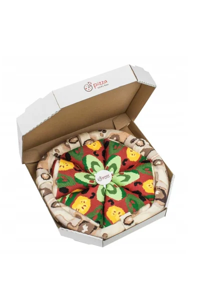 Pizza Ponožky Vegetariánská Dárková Sada Kesi