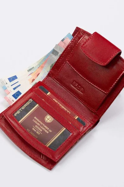 Červená dámská peněženka FPrice