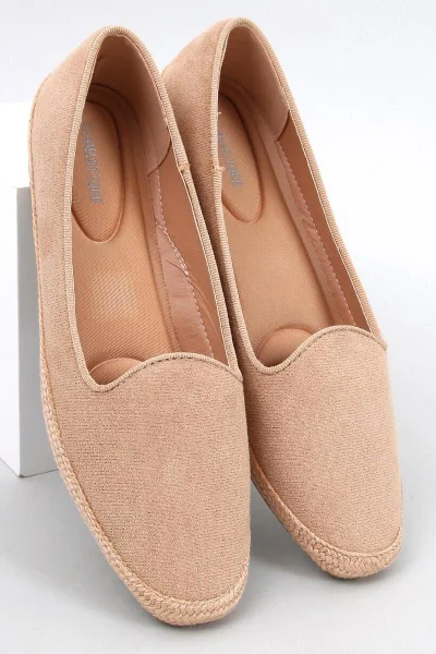 Elegance Espadrilky Inello - Dámské Semišové Baleríny