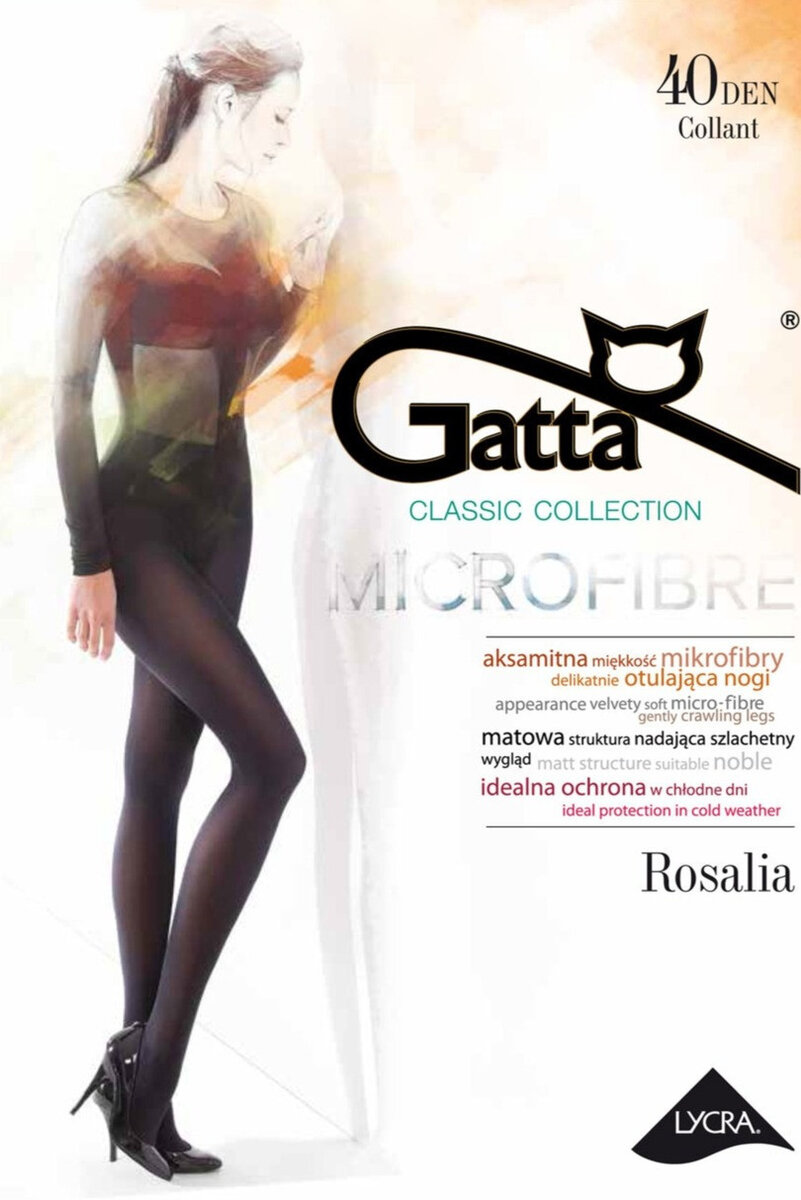 Dámské ROSALIA NE860 - Rajstopy damskie Mikrofibra NE860 Gatta, grigio 3-M i170_000844000341