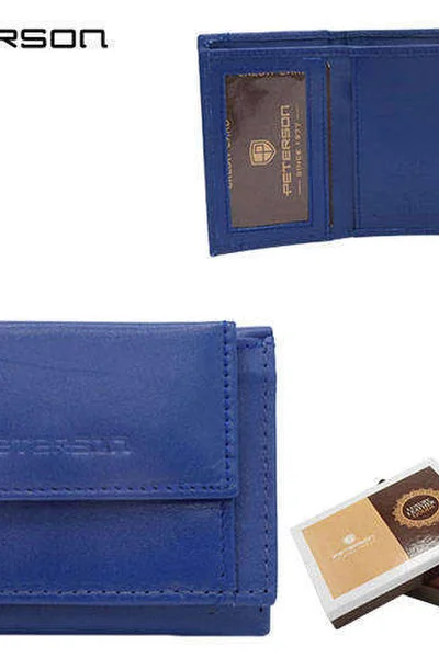 Modrá dámská peněženka s několika oddíly FPrice