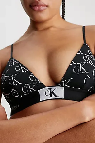 Bavlněná trojúhelníková dámská podprsenka Calvin Klein