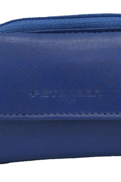 Menší modrá dámská kožená peněženka FPrice