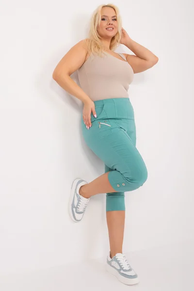 Mint dámské capri legíny FPrice plus size