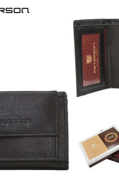 Černá dámská kožená peněženka FPrice