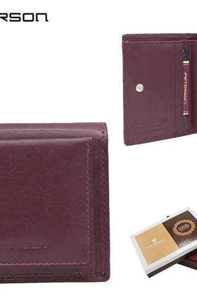 Dámská peněženka z hladké kůže FPrice fialová
