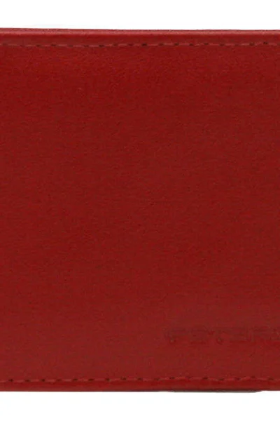 Malá červená dámská peněženka z přírodní kůže FPrice