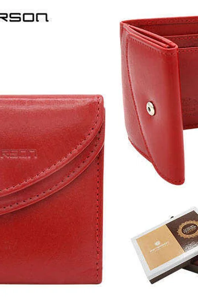 Červená dámská menší peněženka FPrice