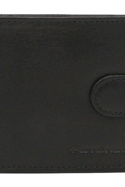 Černá peněženka z přírodní kůže FPrice