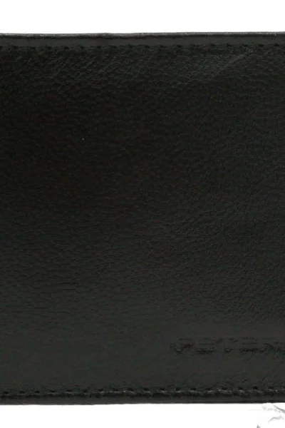 Klasická kožená peněženka v černé barvě FPrice