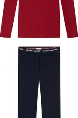 Pánské pyžamo AC967 červenomodrá - Tommy Hilfiger