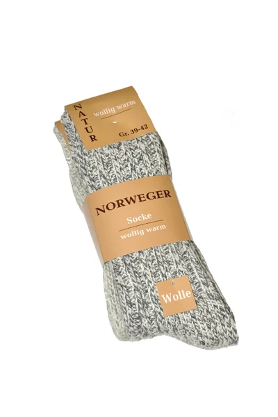 Pánské ponožky WiK Norweger Wolle art K433 A'2 (barva melanžově šedá)