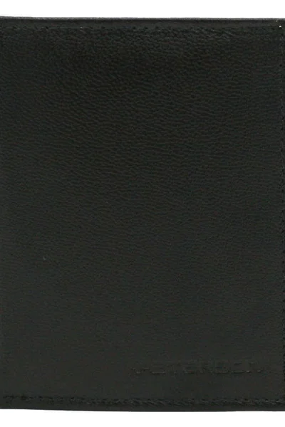 Kožená peněženka v černé barvě FPrice