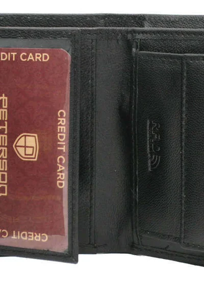 Kožená peněženka v černé barvě FPrice