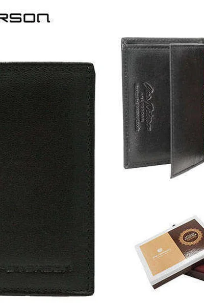 Dámská černá peněženka z přírodní kůže FPrice