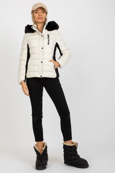 Módní zimní dámská bunda s kapucí FPrice