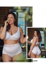 Dámské bezešvé prodyšné kalhoty plus size Janira