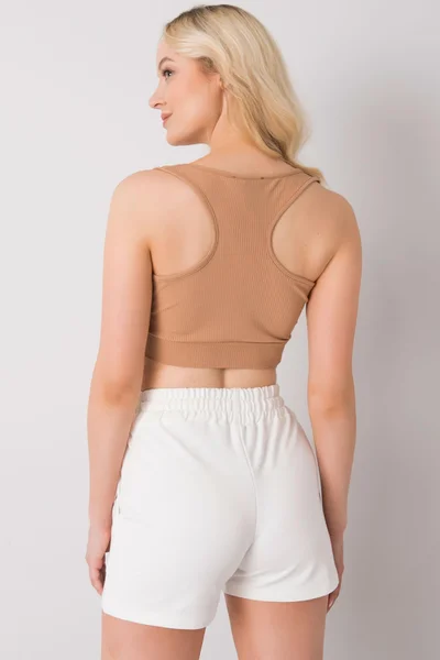 Dámský RUE PARIS Camel crop top FPrice