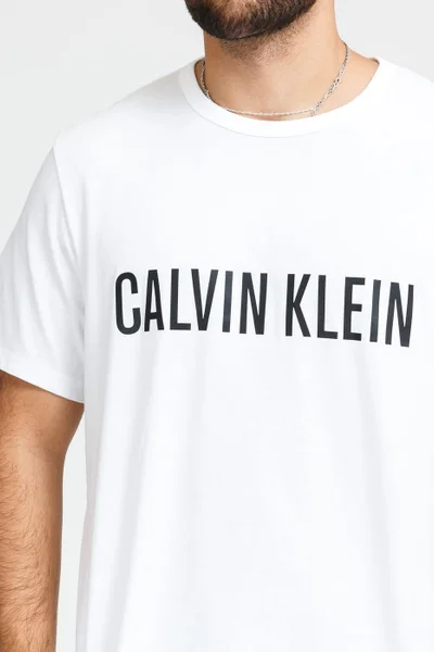 Pánské triko VG792 A406 bílá - Calvin Klein