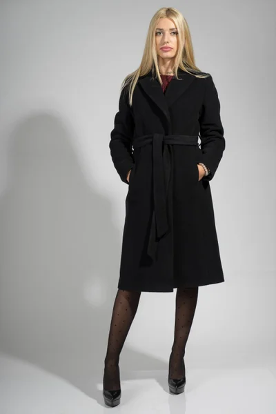 Dámský kabát plášť Bella - Mattire Gemini (barva černá)