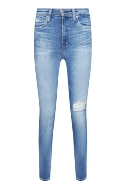 Přiléhavé dámské slim fit jeans s vysokým pasem Calvin Klein