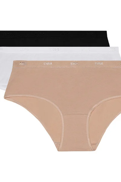 3 ks dámských kalhotek (boxerek) DIM ECO LES POCKETS BOXER 3x - DIM -