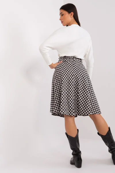 Vzorovaná rozšířená áčková sukně Lakerta