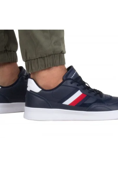 Tmavě modré stylové pánské tenisky Tommy Hilfiger