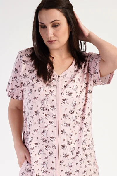 Dámské bavlněné šaty krátký rukáv Olivia - Vienetta