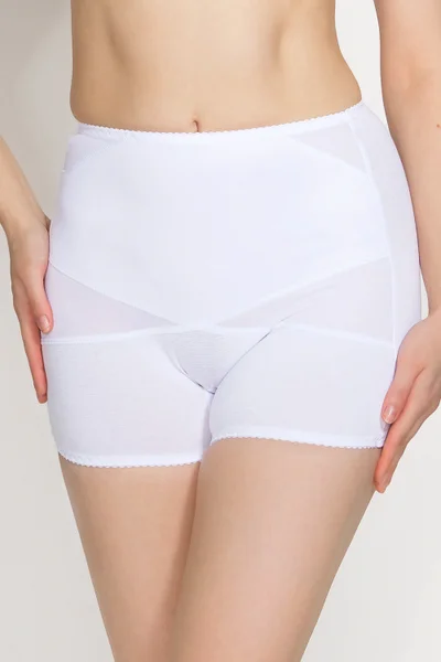 Bílé tvarující zeštíhlující spodní kalhotky Mitex