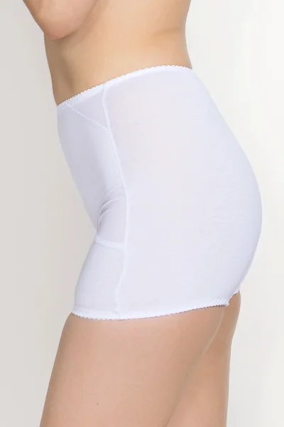Bílé tvarující zeštíhlující spodní kalhotky Mitex